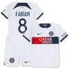 Virallinen Fanipaita + Shortsit Paris Saint-Germain Fabian 8 Vieraspelipaita 2023-24 - Lasten